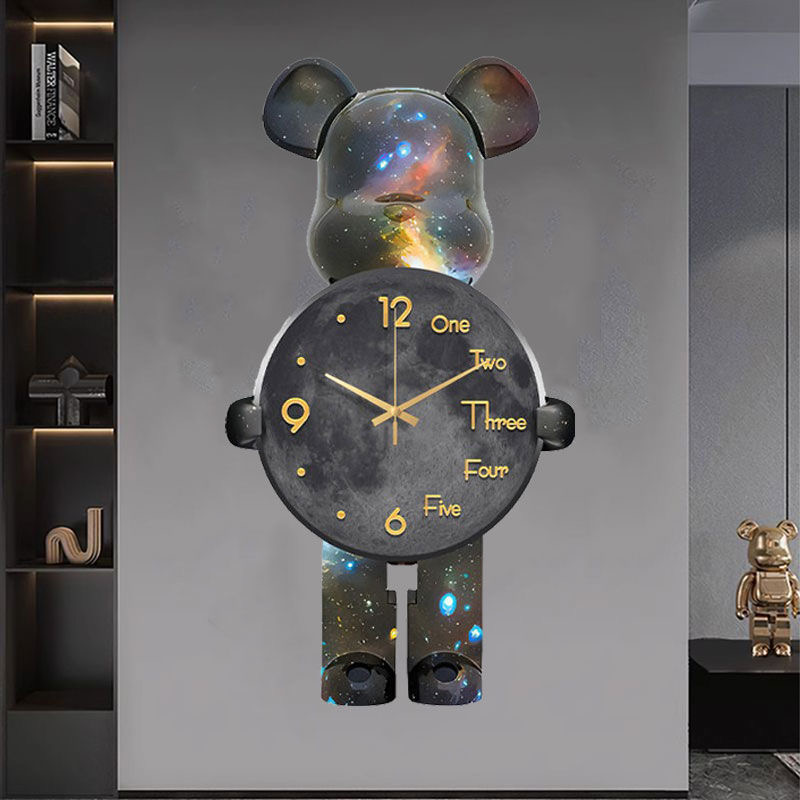 Animal Clock 60X31 CM 1 Environmentally friendly material no need for punching