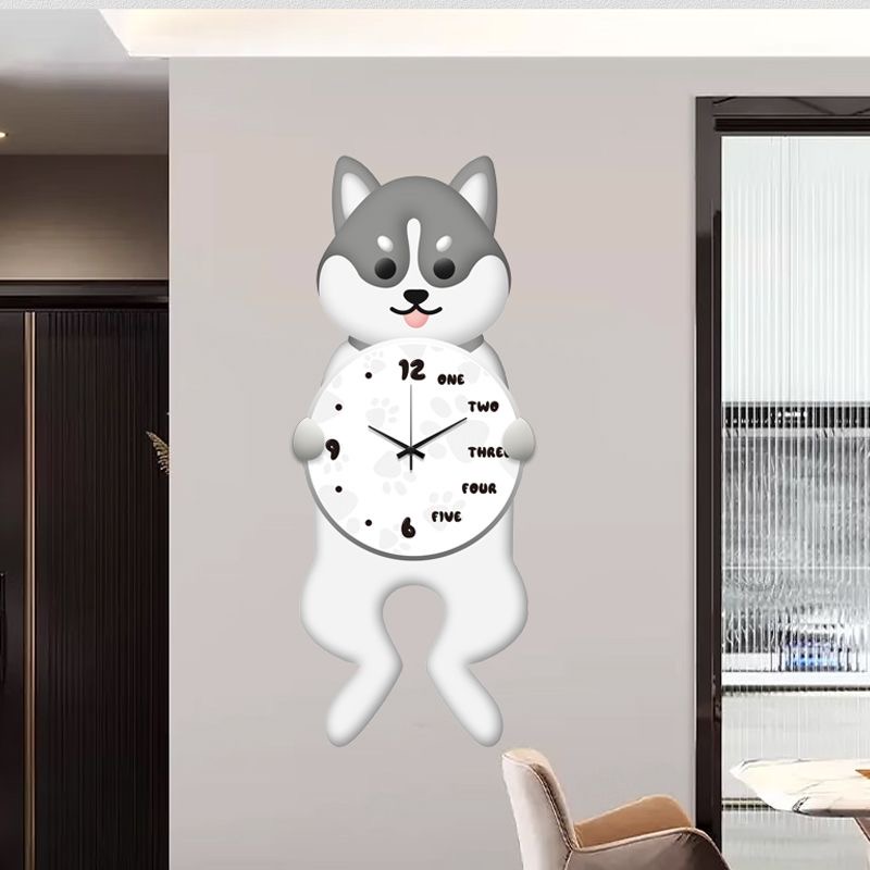 Animal Clock 60X31 CM 11 Environmentally friendly material no need for punching