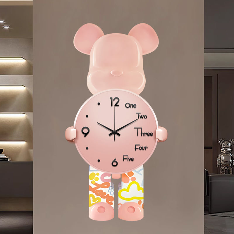 Animal Clock 60X31 CM 3 Environmentally friendly material no need for punching