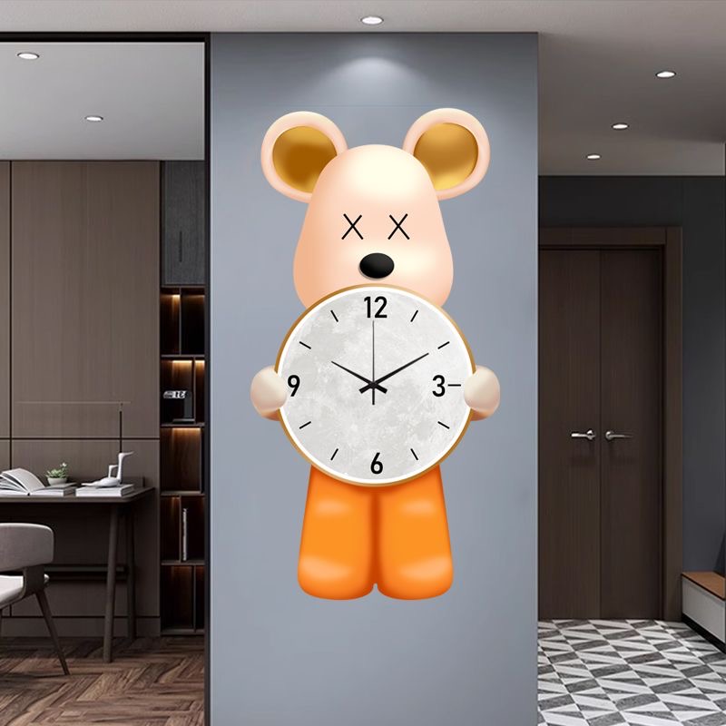 Animal Clock 80X41 CM 5 Environmentally friendly material no need for punching